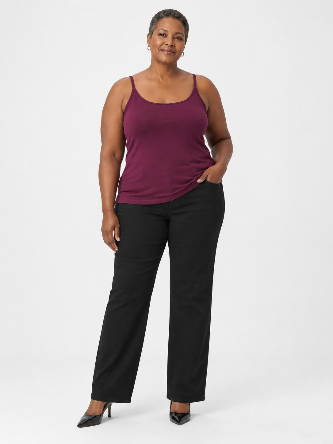 Spaghetti strap camisole - Joseph Ribkoff