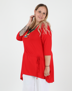 Luge Tunic Red - G!OZE