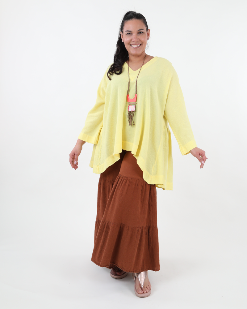 100% cotton Breeze pants brown - Oh my Gauze!