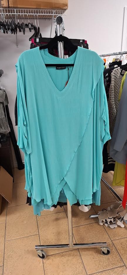Light Turquoise Tunic - Angel Circle