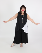 Silky Knit Pull-On Culotte Pants - JOSEPH RIBKOFF