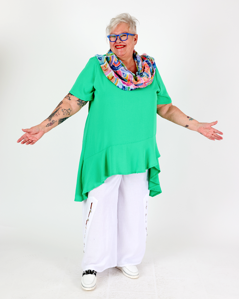 Pantalon Palazzo Dallas Blanc - Oh my Gauze!