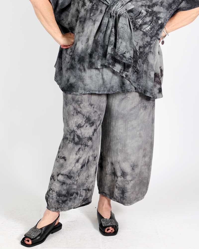 Pantalon Coraire Noir Délavé - Oh my Gauze!