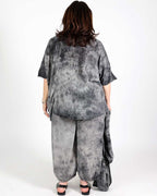 Pantalon Coraire Noir Délavé - Oh my Gauze!
