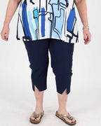 Nata Navy Blue Trousers - G!OZE