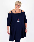 Robe Bleu Marine Nicole - G!Ozé