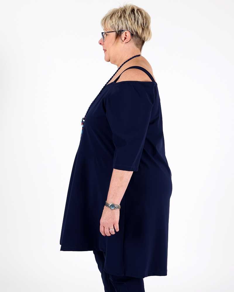 Robe Bleu Marine Nicole - G!Ozé