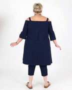 Robe Bleu Marine Nicole - G!Ozé