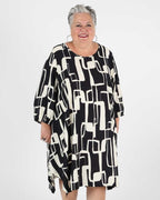 Black & White Dress Nacre - G!Ozé