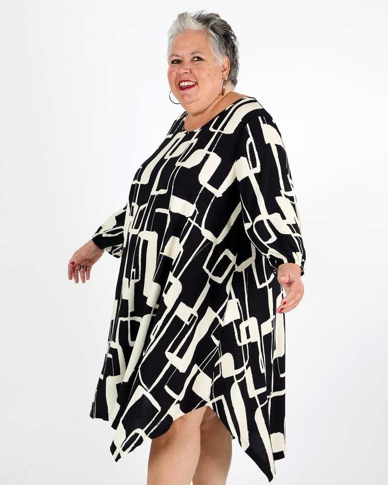 Black & White Dress Nacre - G!Ozé