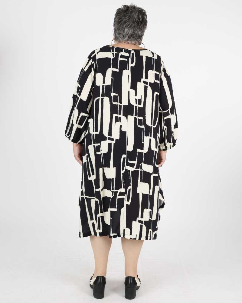 Black & White Dress Nacre - G!Ozé