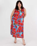 Angie Coquelicot  Dress - Maloka