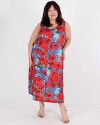 Angie Coquelicot  Dress - Maloka