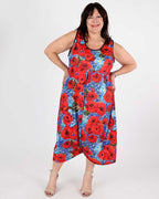 Angie Coquelicot  Dress - Maloka