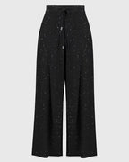 Sequined Sweater Knit Culotte Pants - Joseph Ribkoff