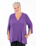 Silky Knit Flared Tunic - Joseph Ribkoff