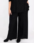 Sequined Sweater Knit Culotte Pants - Joseph Ribkoff