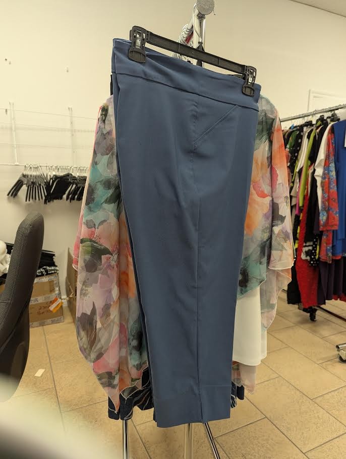 Navy Capri Pants - Michael Tyler