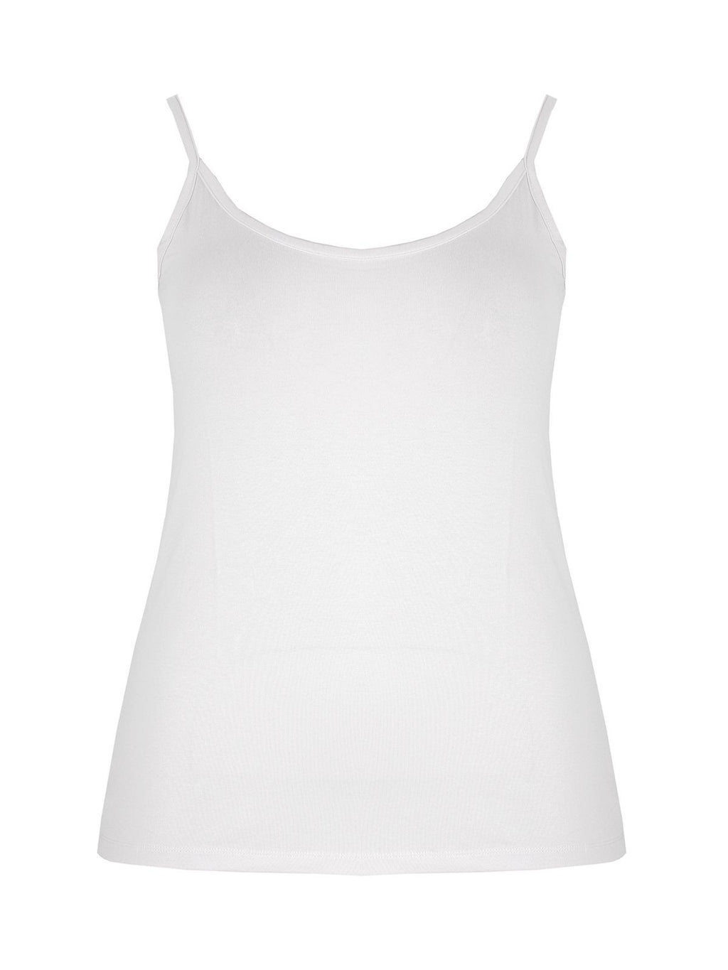 Basic white viscose tank top _ Mat