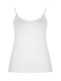 Basic white viscose tank top _ Mat