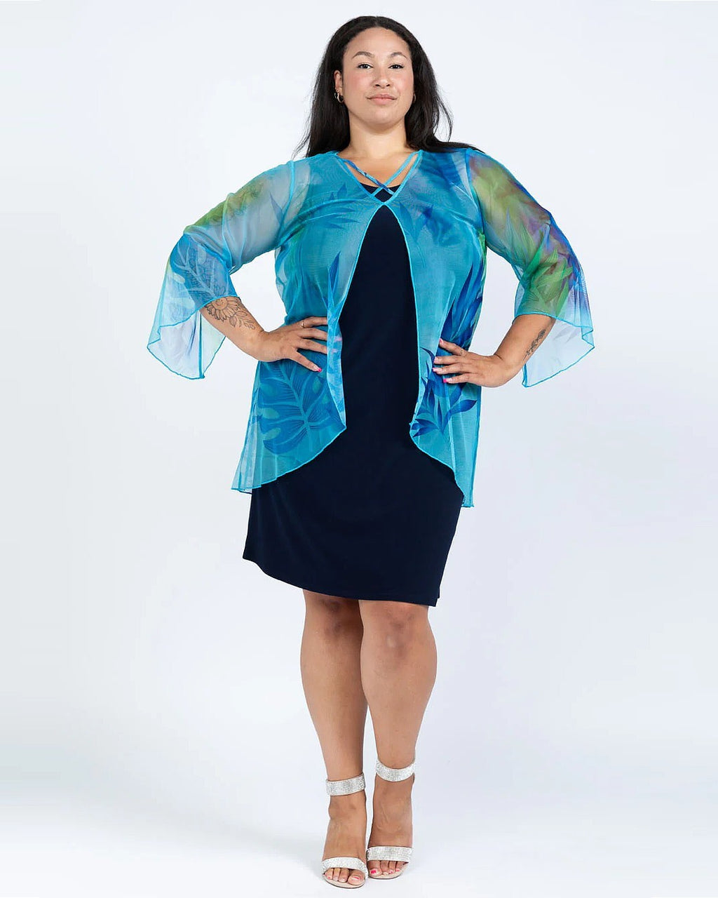 Oasis Criss Cross Overlay - Black LABB