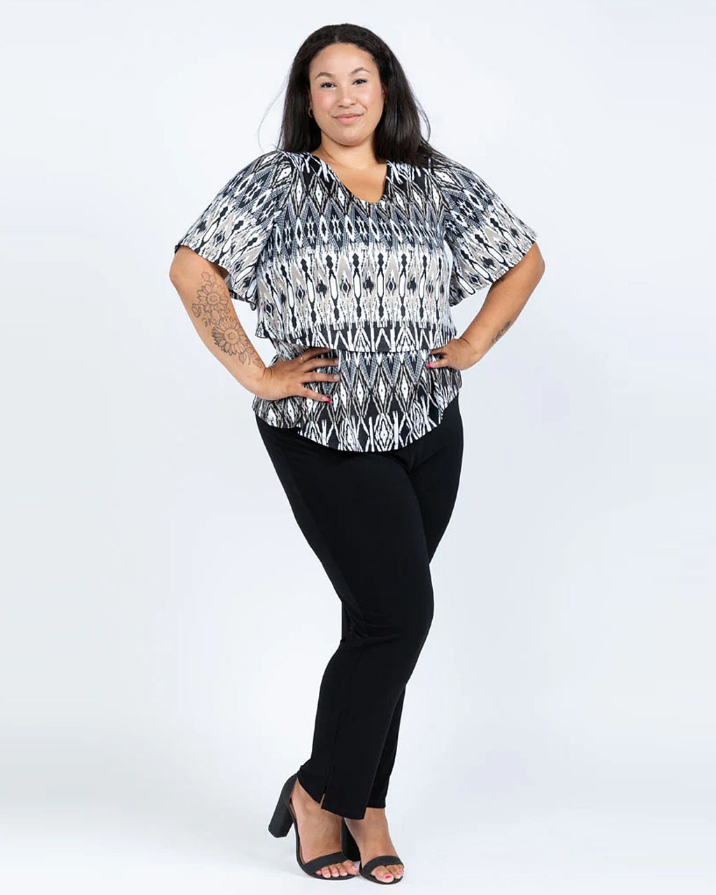 Everyday Straight Leg Pull On Pant - Black LABB