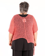Raspberry orange sweater - Marie la Lune