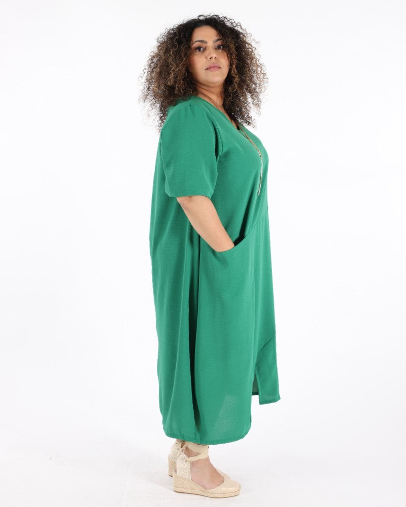 Romania Green Dress - G!Ozé