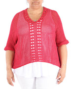 Red Watermelon Sweater - Marie la Lune