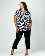 Draped Top- Black LABB