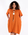 Orange Roman Dress - G!Ozé