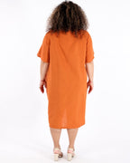 Orange Roman Dress - G!Ozé