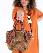 Natural fabric handbag - Balaboosté