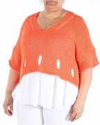 Orange Cherry Sweater - Marie la Lune