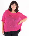Fushia banana sweater - Marie la Lune