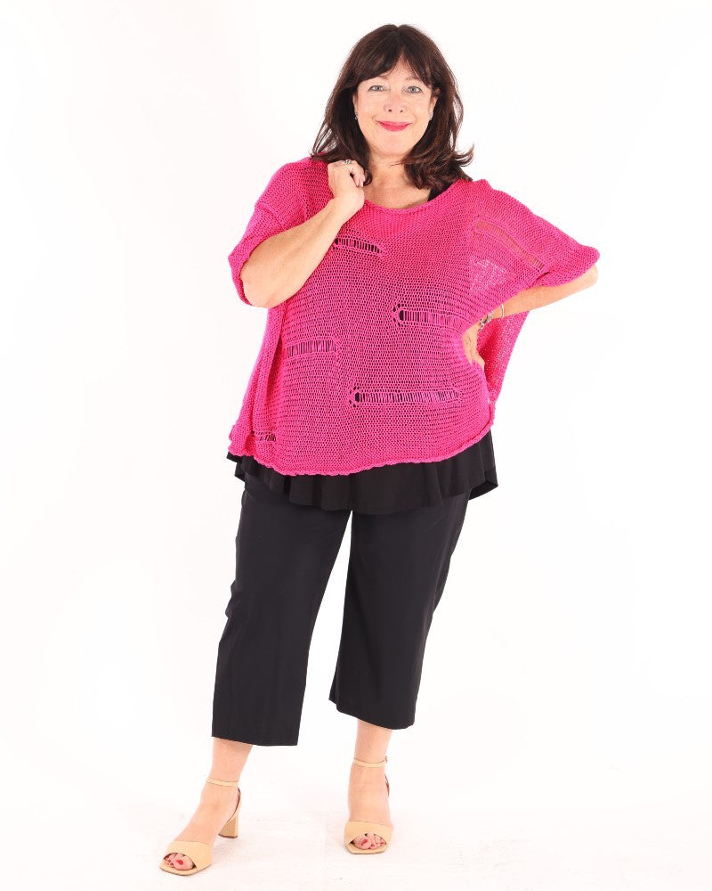 Fushia banana sweater - Marie la Lune