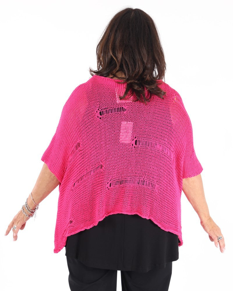 Fushia banana sweater - Marie la Lune