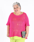 Fushia banana sweater - Marie la Lune