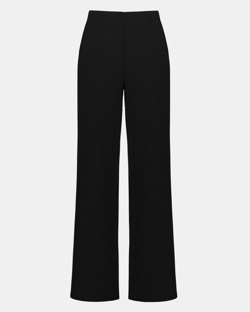 Pleated Scuba Crepe Wide-Leg Pants - Joseph Ribkoff