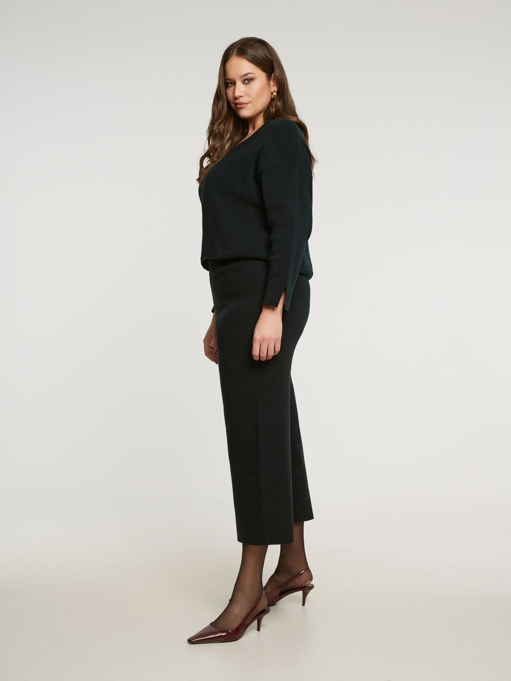 Agape Black Pants - Matte
