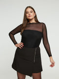 Black fishnet top - Matt