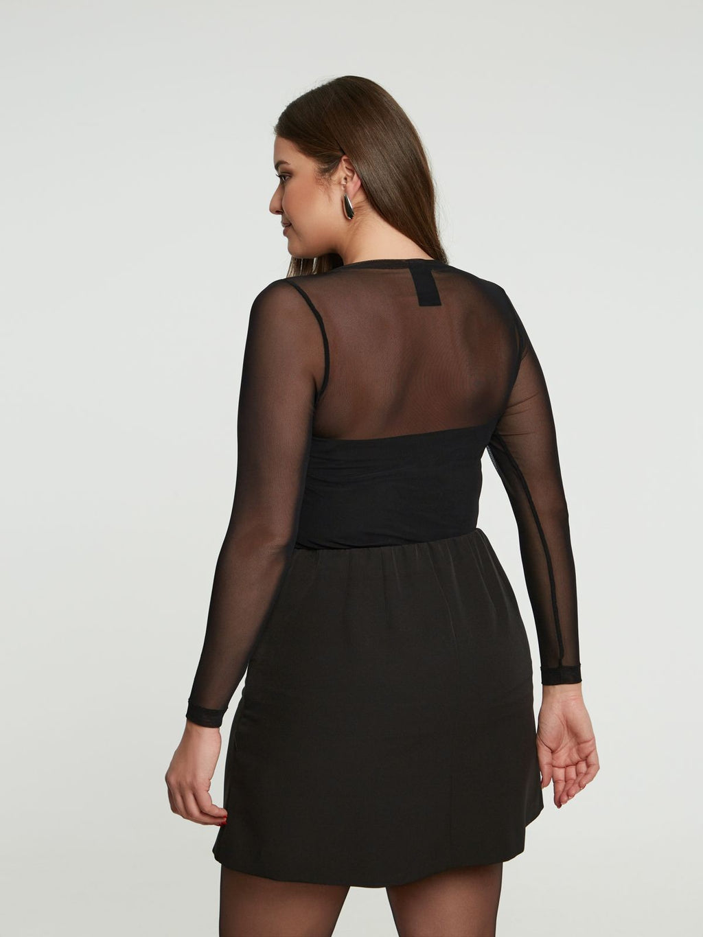 Black fishnet top - Matt