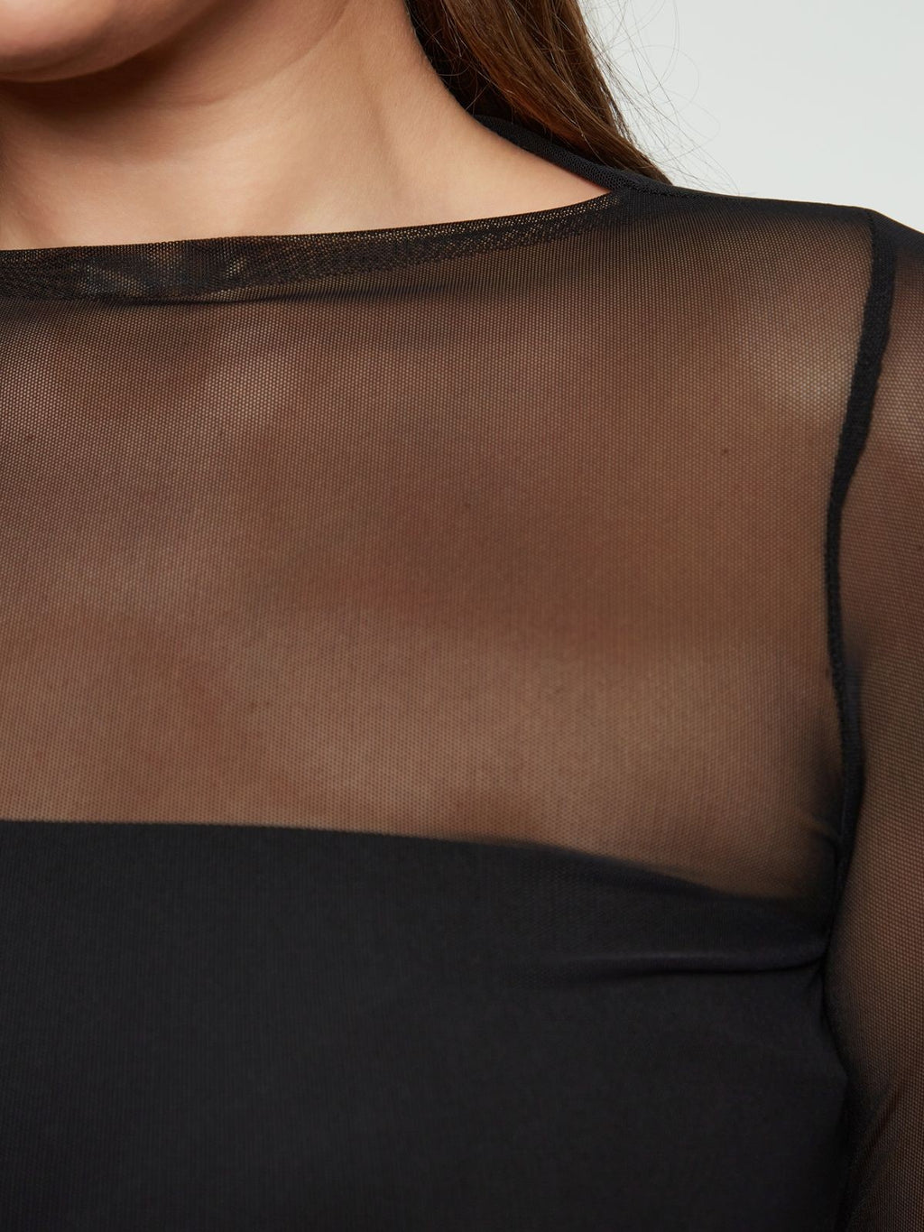 Black fishnet top - Matt