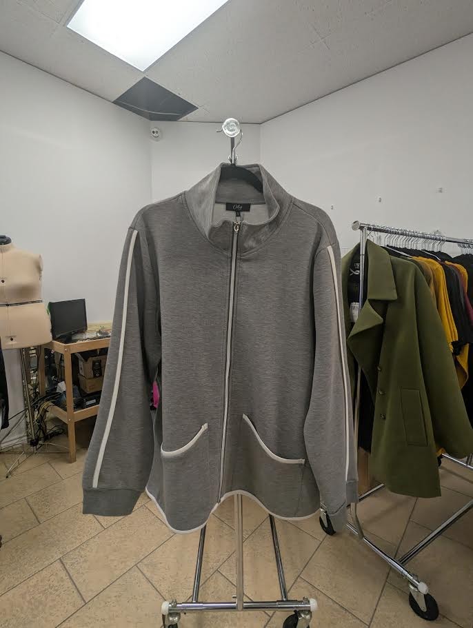 Pull en maille gris clair - Orly