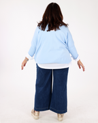 Sky blue Cedar sweater - Marie la Lune