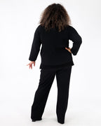 Pleated Scuba Crepe Boxy Top - Joseph Ribkoff
