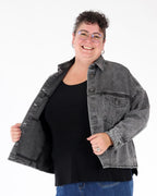 Grey denim jacket - Matt