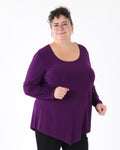 Sophie A tunic in purple - Michael Tyler