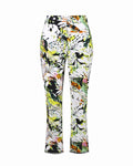 Pantalon Millennium à enfiler à imprimé tropical avec détail en résille - Joseph Ribkoff