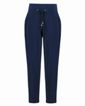 Joseph Ribkoff - Indigo Silky Knit Pull-On Jogger Pants with Drawstring
